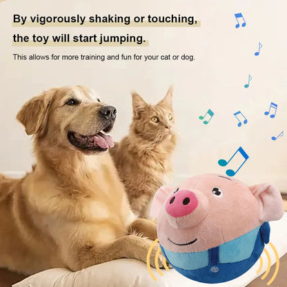Automatic Moving & Bouncing Pet Toy Ball for Dogs & Cats, Fun Gift for Active Pets