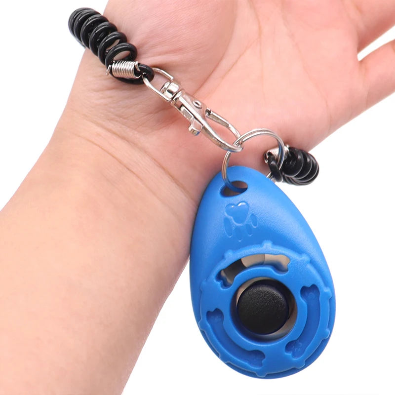 1PC Dog Training Clicker with Adjustable Wrist Strap.