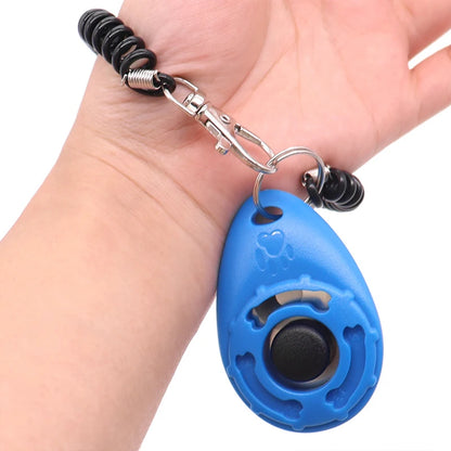 1PC Dog Training Clicker with Adjustable Wrist Strap.