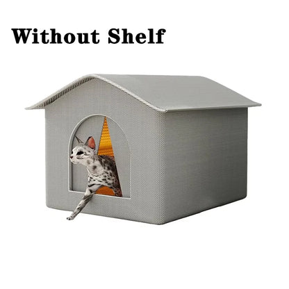 Weatherproof Pet House for Cats & Small Dogs