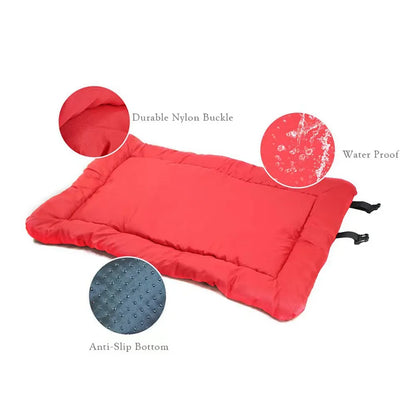 Dog Travel Mat Camping Bed for Dogs Carrying Bag Waterproof Outdoor Dog Mat Portable Place Mat for Dogs for Outdoor Adventures