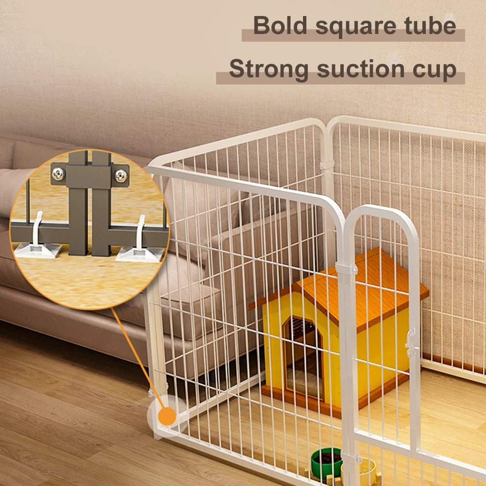 Foldable Dog Indoor/Outdoor Exercise Pen for Puppies & Small Pets