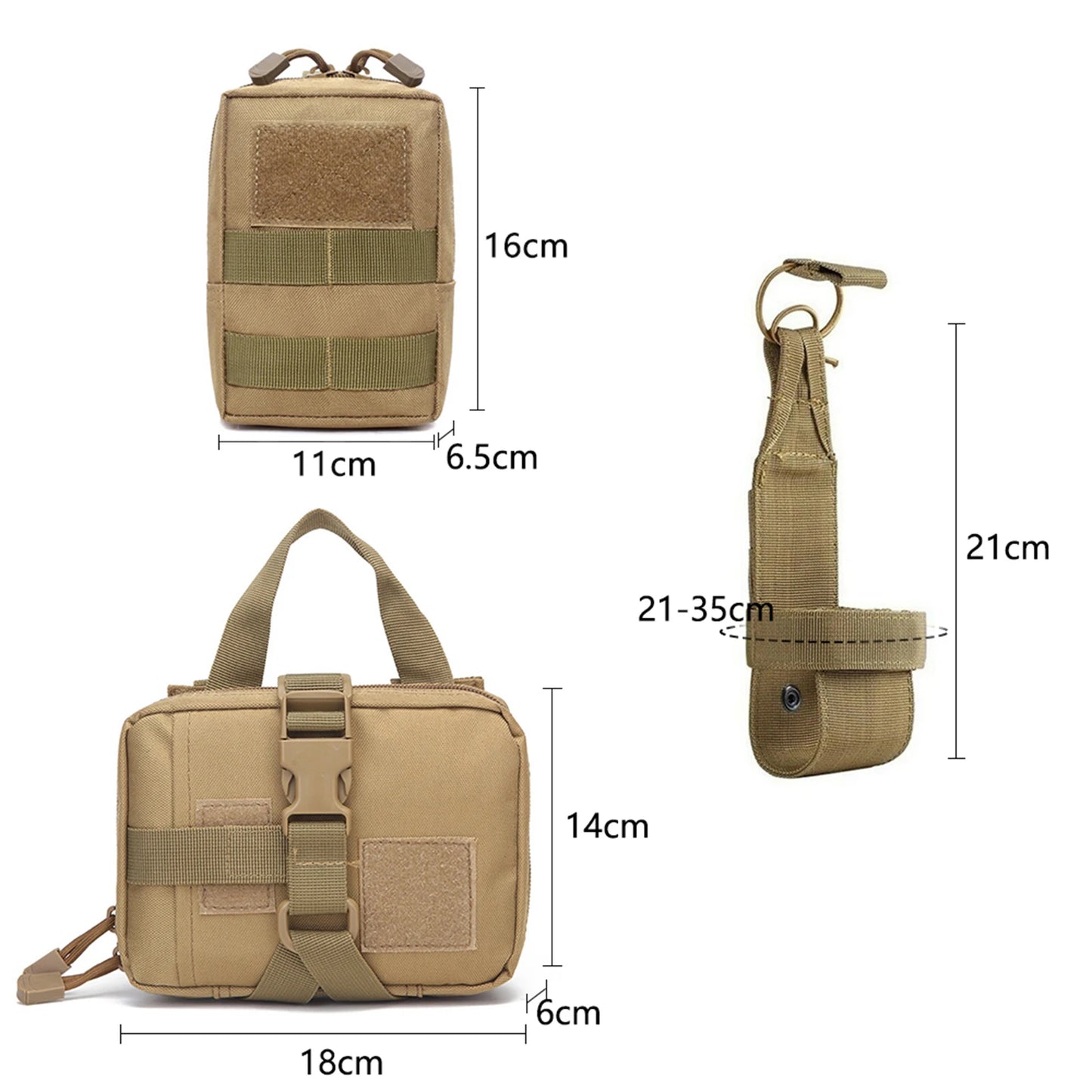 Adjustable Tactical Dog Vest Set for Medium/Large Dogs