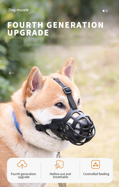 Keep your dog safe and calm with this soft, durable mouth guard. Designed to prevent biting and unwanted chewing, it features a gentle, flexible fit that stays comfortable for small to large dogs. Lightweight, breathable, and