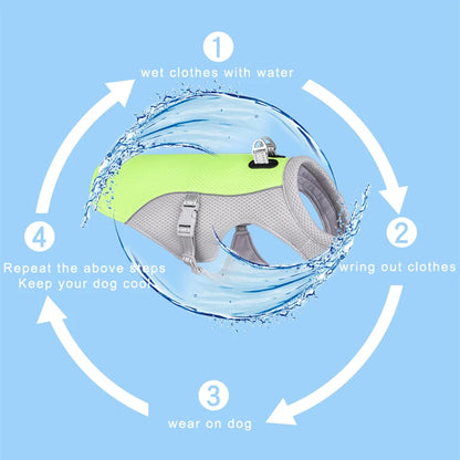 Cooling Dog Vest for Summer – Heatstroke‑Prevention & UV Protection,