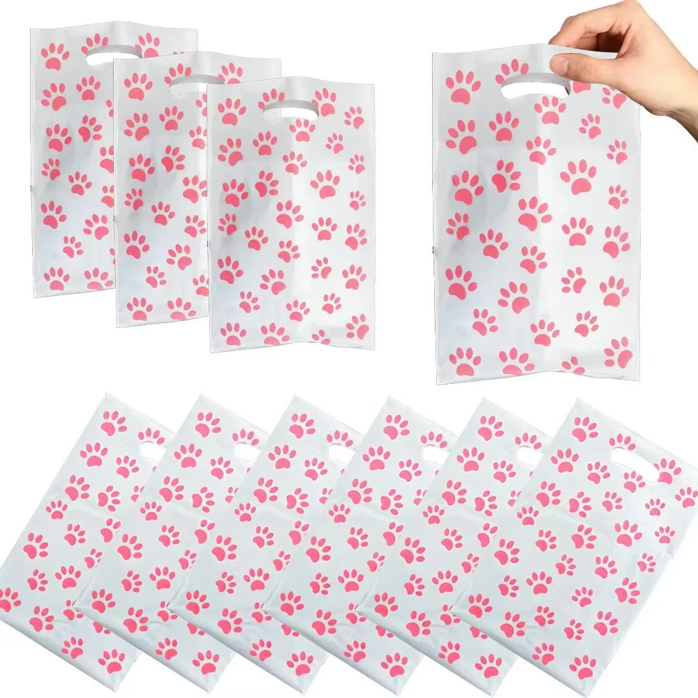 Disposable Tableware, Gift Bags, Backdrop, Cake Topper, Banner & Plates for Girl’s Puppy Party