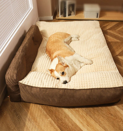 Give your big pup the comfort they crave with this plush autumn‑and‑winter dog sofa. Perfect for Golden Retrievers and other large breeds, it offers deep, restful sleep with soft cushioning and a cozy kennel‑style desig