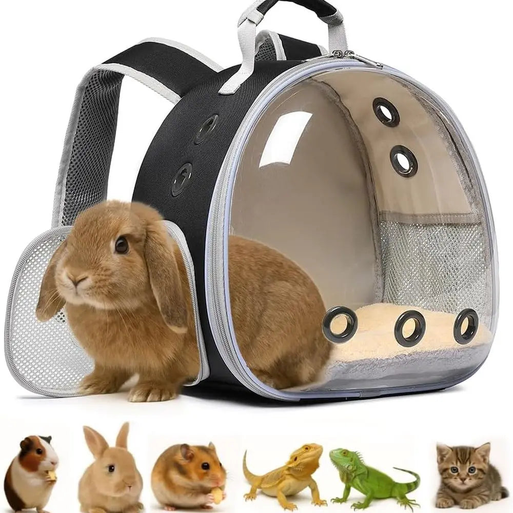 Breathable Travel Carrier for Bunny, Guinea Pig & Small Pets
