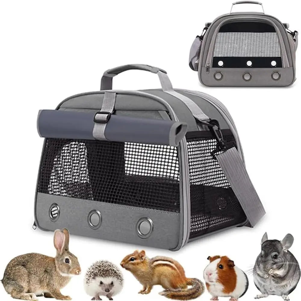 Small Animal Carrier for Guinea Pigs, Hamsters & Rabbits